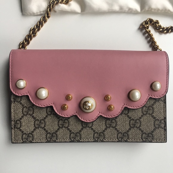 Gucci Handbags - Gucci Peony Pearl Woc